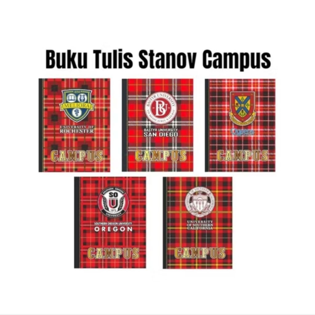

Buku Tulis STANOV Murah Motif Campus 10pcs