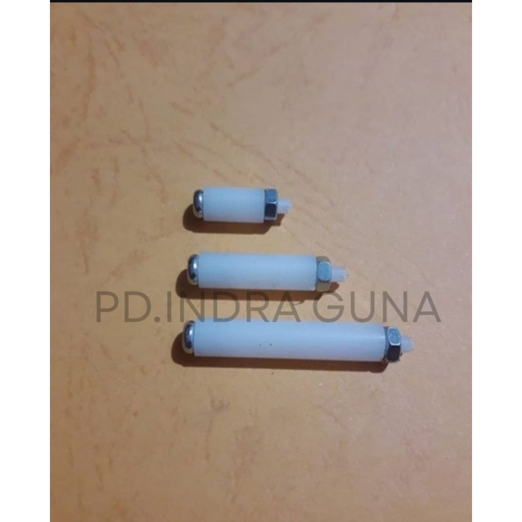 SPACER PCB PLASTIK BULAT+MUR+BAUT