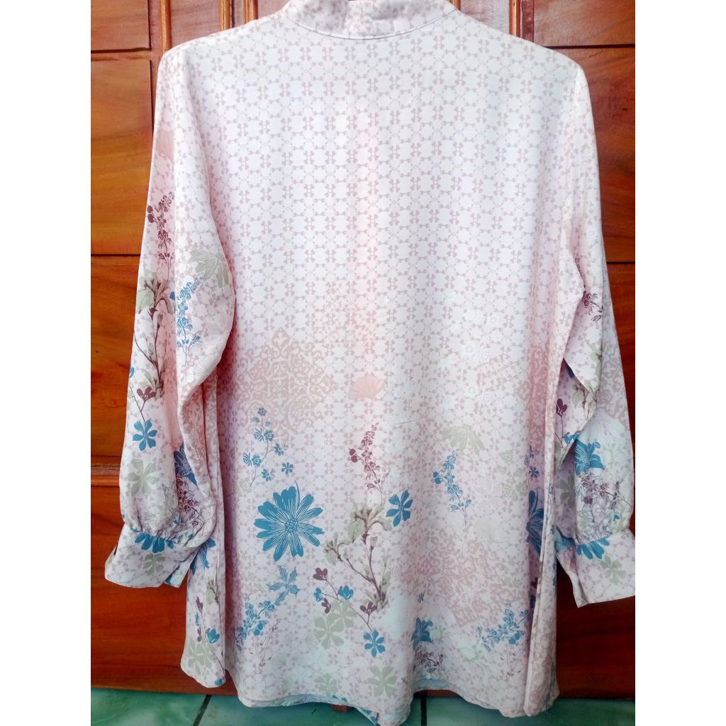 CONFIDENCES Pakaian wanita model Tunik motif Bunga