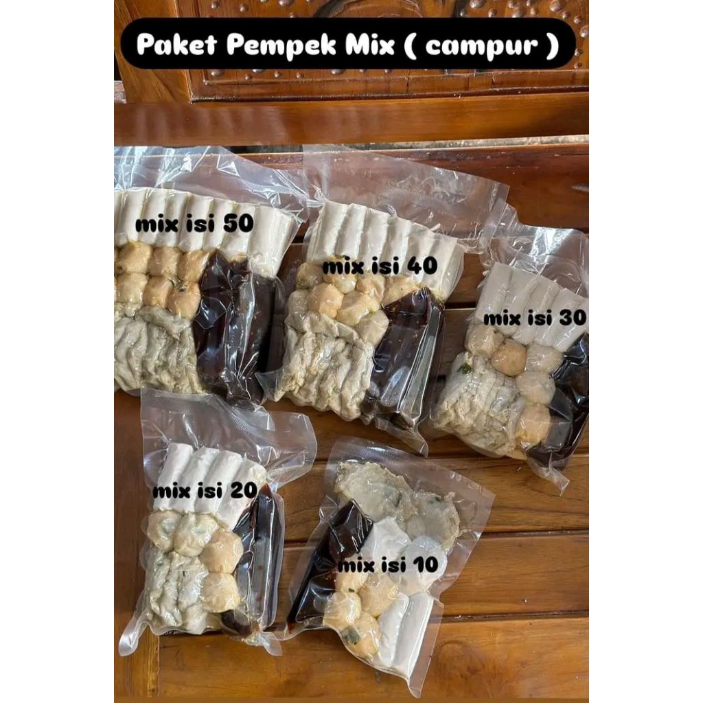 

pempek mix 40 biji