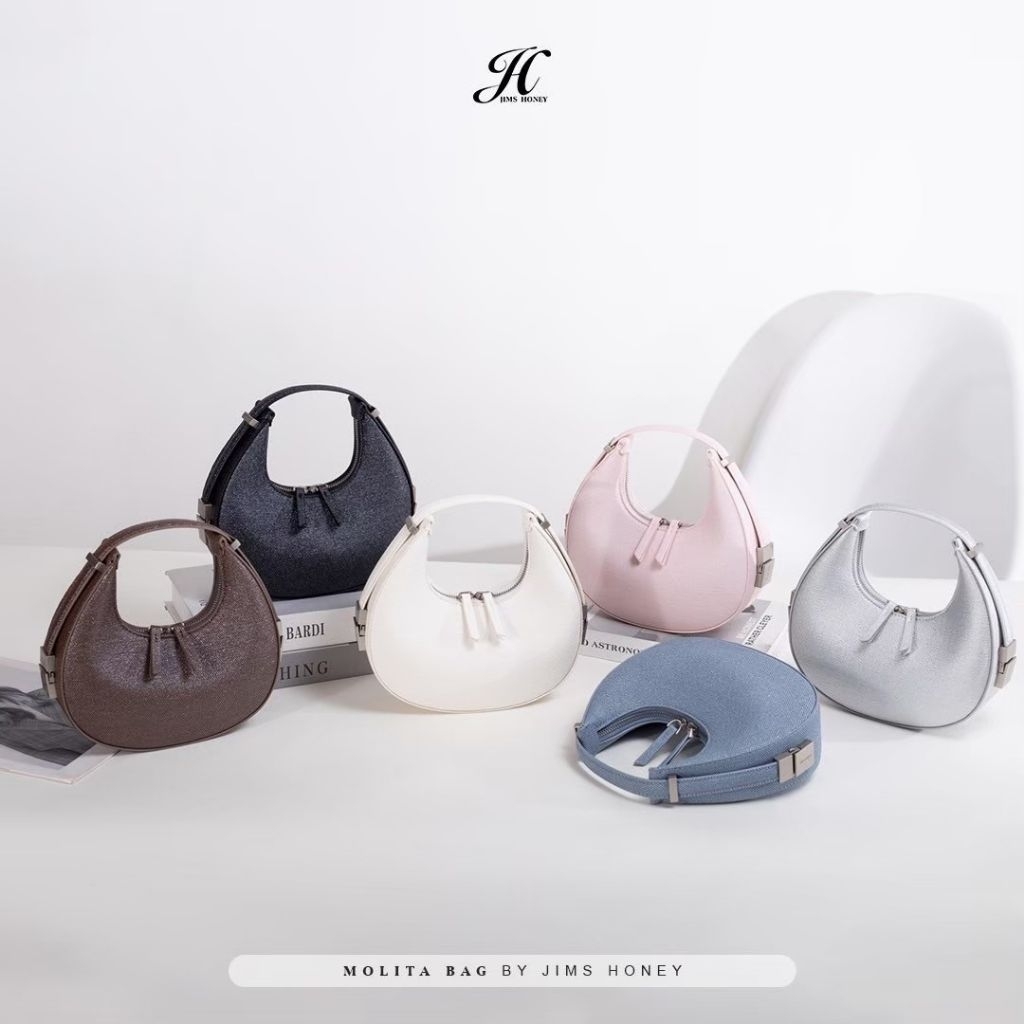 JIMSHONEY TAS MODEL HAlF MOON MOLITA BAG