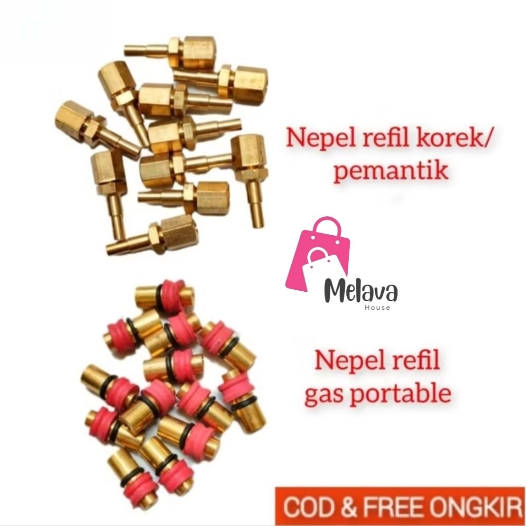 Alat isi ulang gas PORTABLE refill gas kaleng portable simple nepel isi ulang gas portable bahan KUN