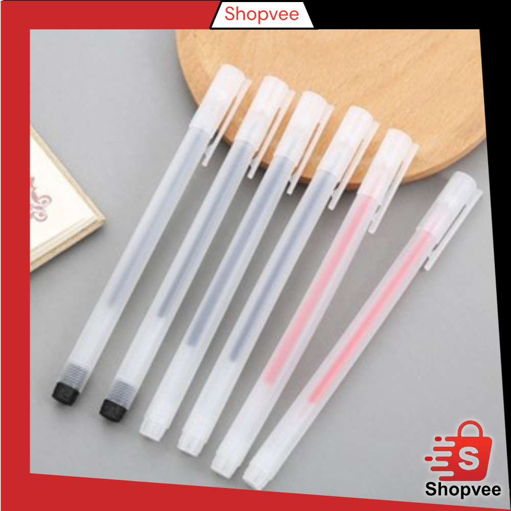 

Shopvee Pulpen Gel 0.5mm Bolpoin Pena Pulpen Tinta Gel Cair Pena Transparant Pen Gel Y3437