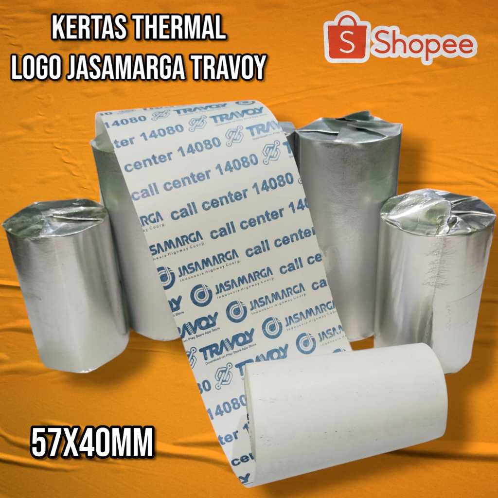 

Kertas Nota Thermal Struk Bon Logo Jasamarga Travoy 57x40mm