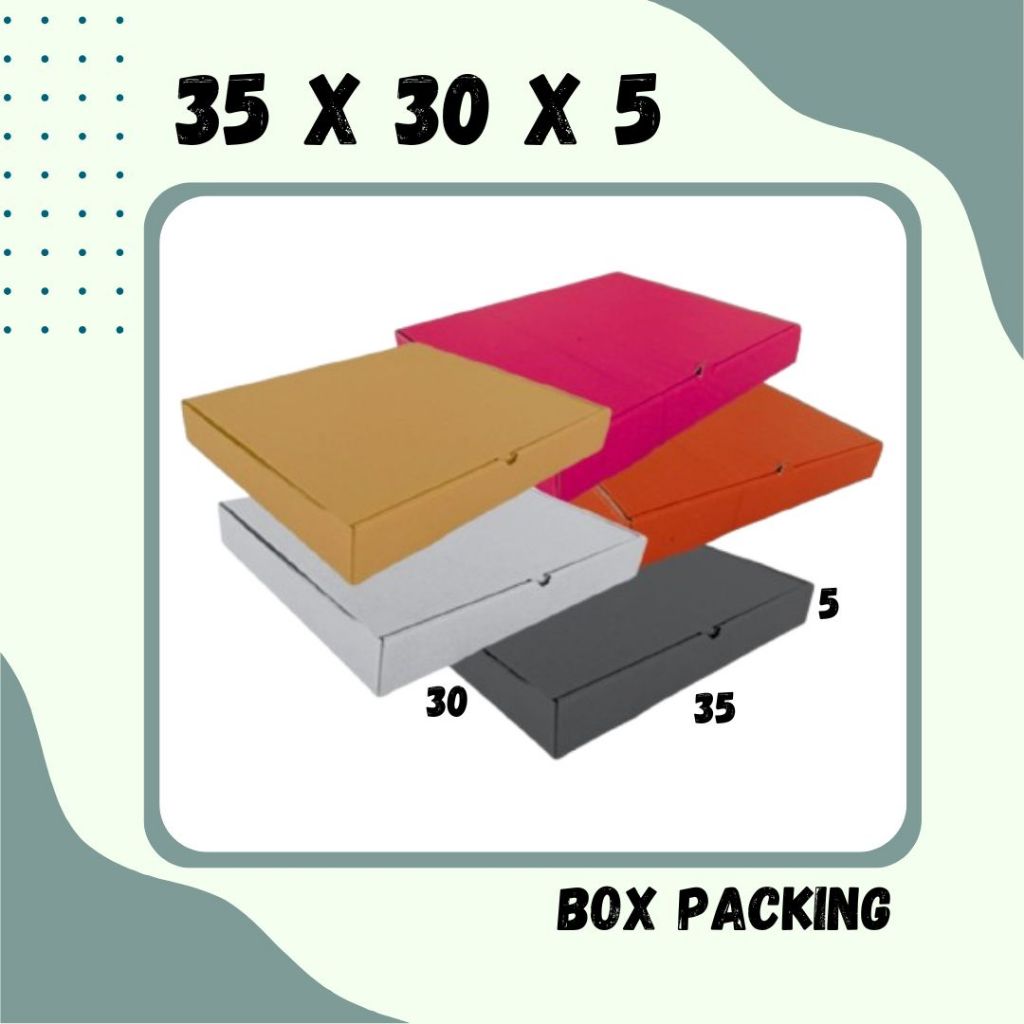 

Box 35x30x5 LD Kardus Packing Kemeja Hampers Handuk Kotak Dus Kado kardus Sahabat UMKM
