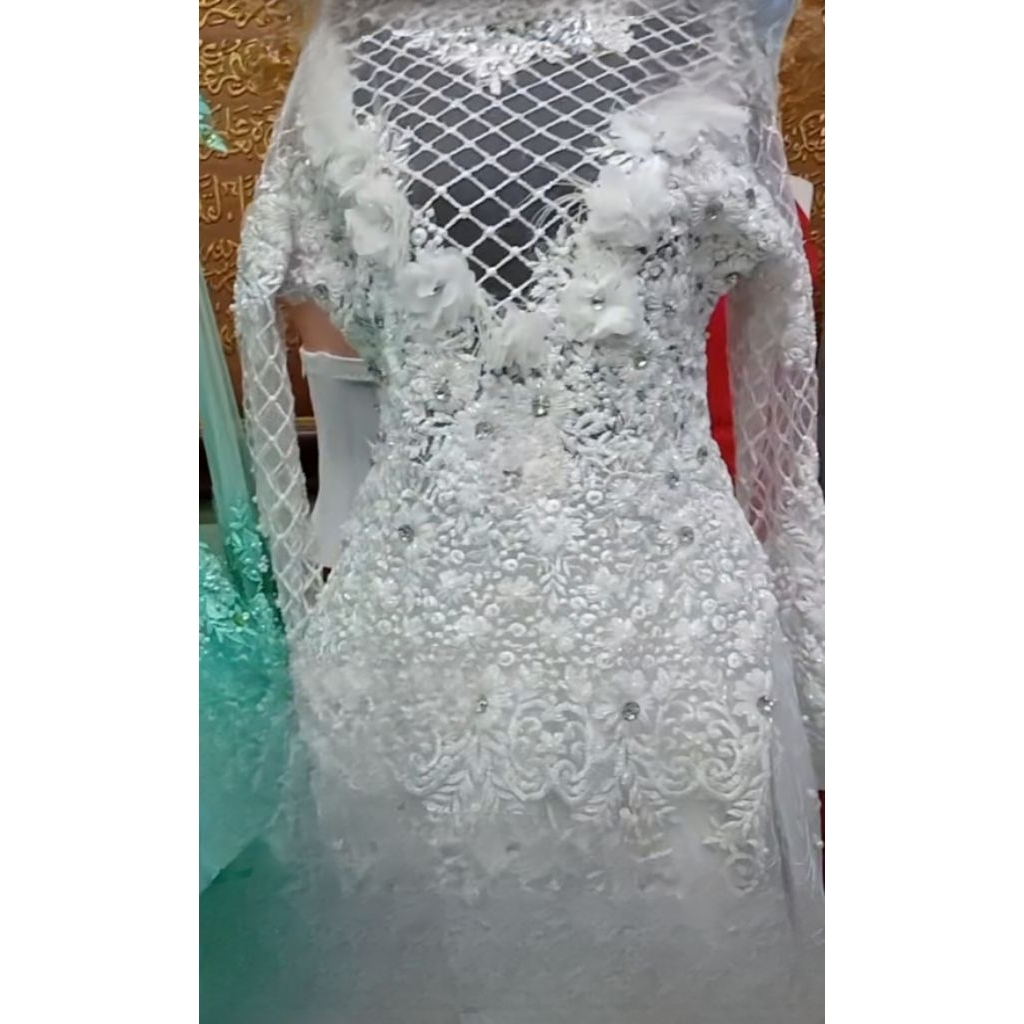 Kebaya Akad Putih Murah PL like New