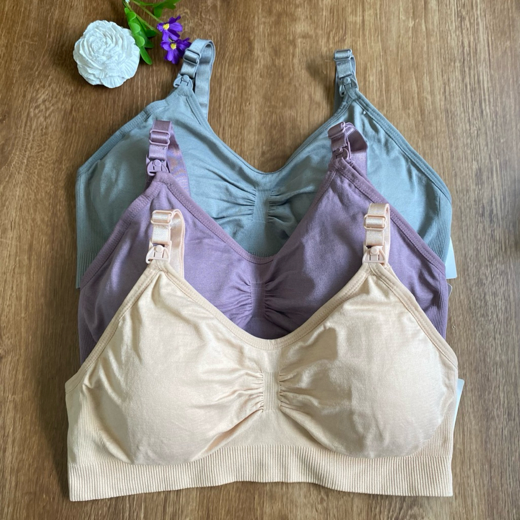 PIERRE CARDIN NURSING BRA SIZE L/36B XL/38B 2XL/40B BH IBU MENYUSUI KAIT 3x4 STEP
