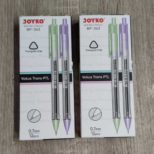 

Pena Ball Pen Pulpen 1 Box isi 12 Pcs 0.7mm warna hitam body warna warni tiktak