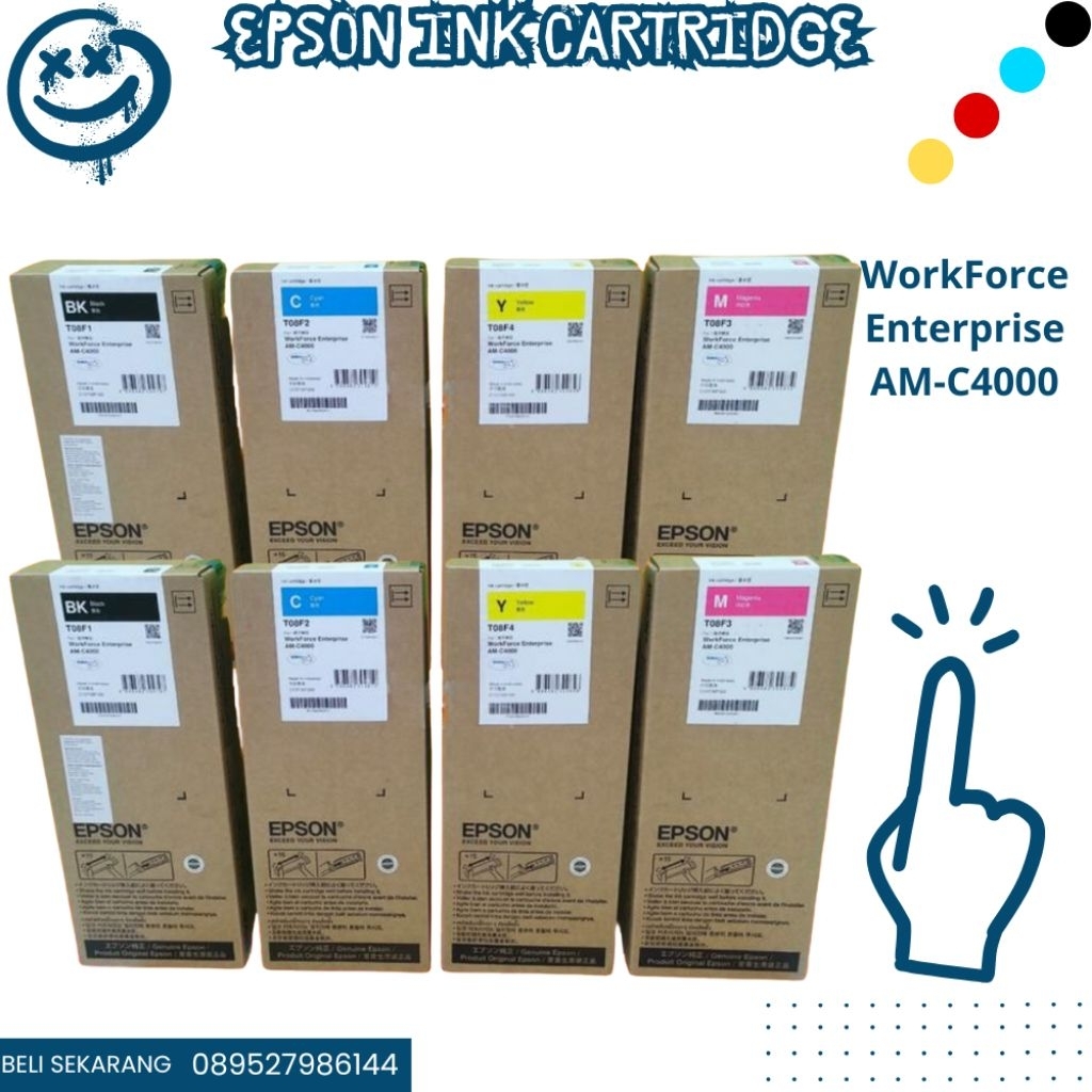 Tinta cartridge Epson T08F1 / Tinta cartridge Epson T08F2 / Tinta Cartridge Epson T08F3 / Tinta cart