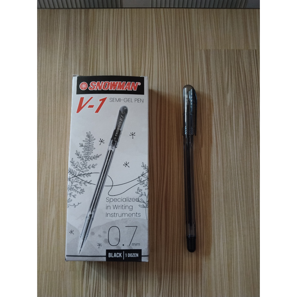 

GEL PEN SNOWMAN V-1 PER-PACK 0.7MM