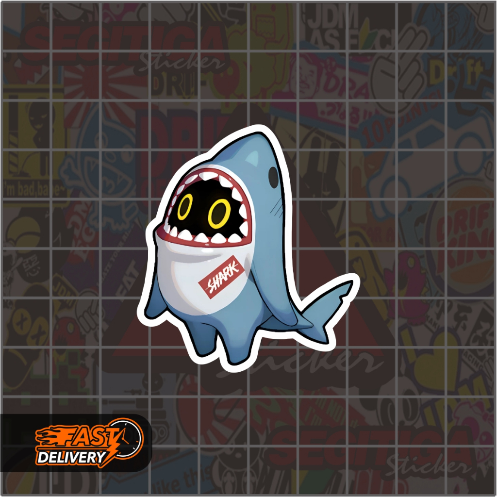 

Sticker Sharkboo Ukuran 4.5 x 5 Cm