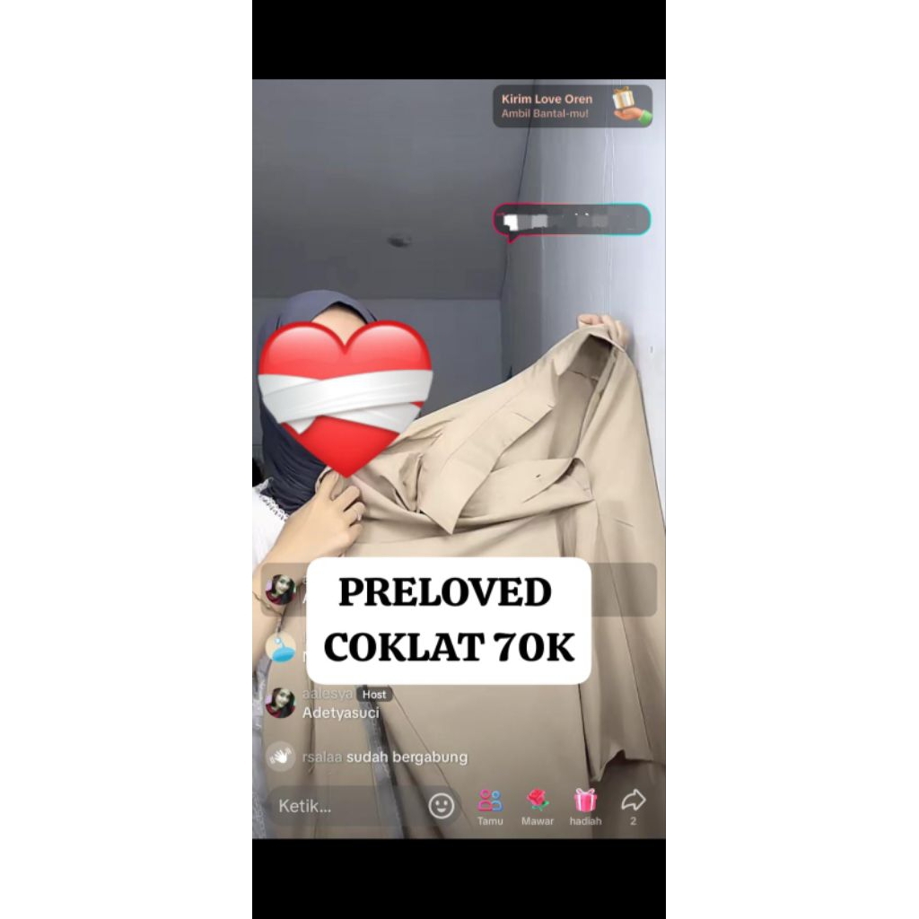 preloved coklat