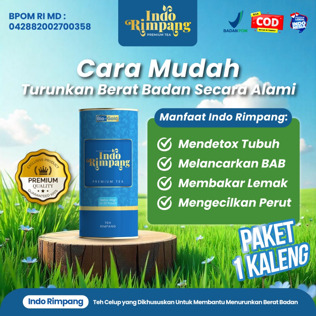 

Bio Gold Indo Rimpang Teh Celup Alami Membantu Meredakan Nyeri Dan Melancarkan Haid