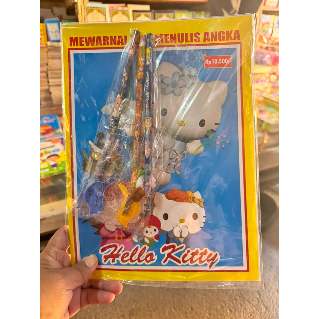 

buku mewarnai pensil