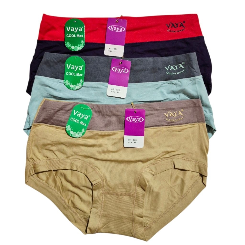 6Pcs Celana Dalam Wanita Vaya / Cd Wanita Dewasa / Celana Dalam Vaya / Cd Vaya 833 / Vaya 833