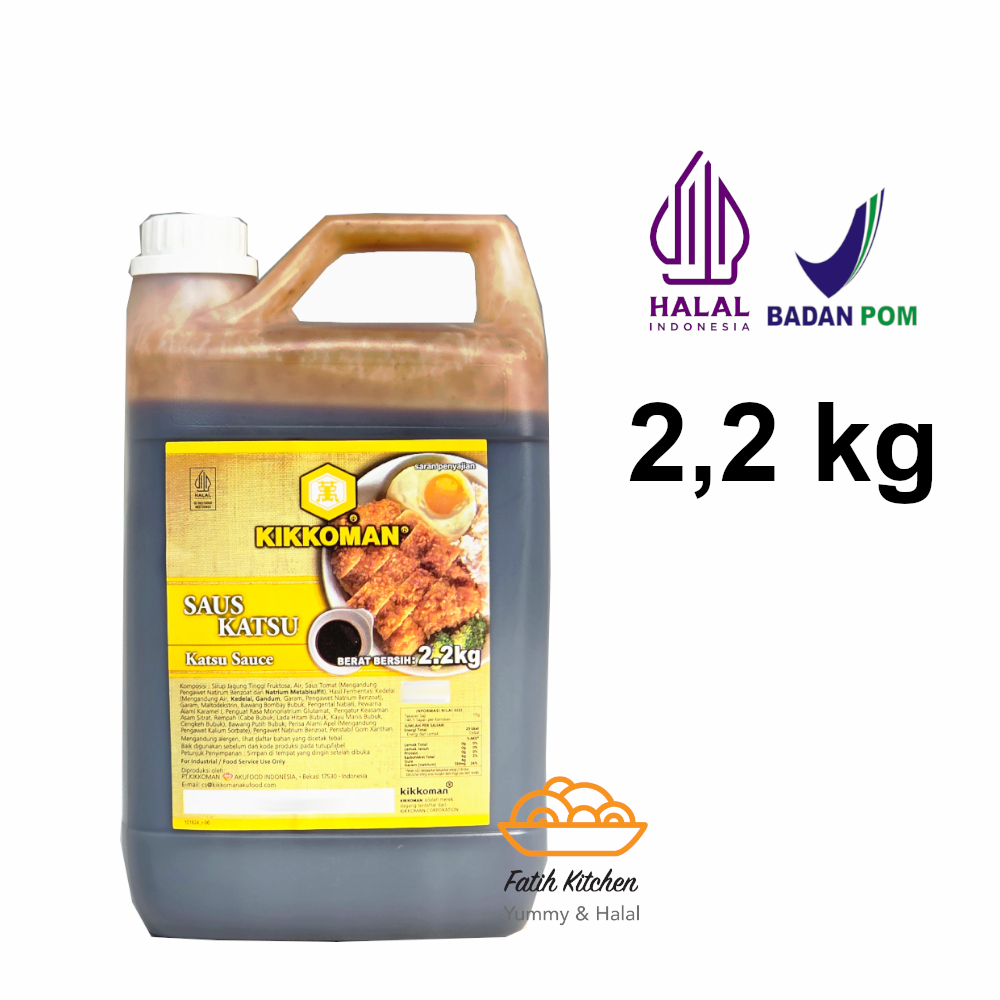 

Kikkoman Katsu Sauce Halal 2,2 kg Jerigen - Saus Katsu