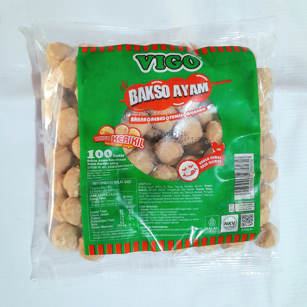 

VIGO bakso ayam kerikil 500gr