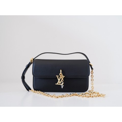 TAS WANITA SLINGBAG WALLET ON CHAIN LV BLOOM