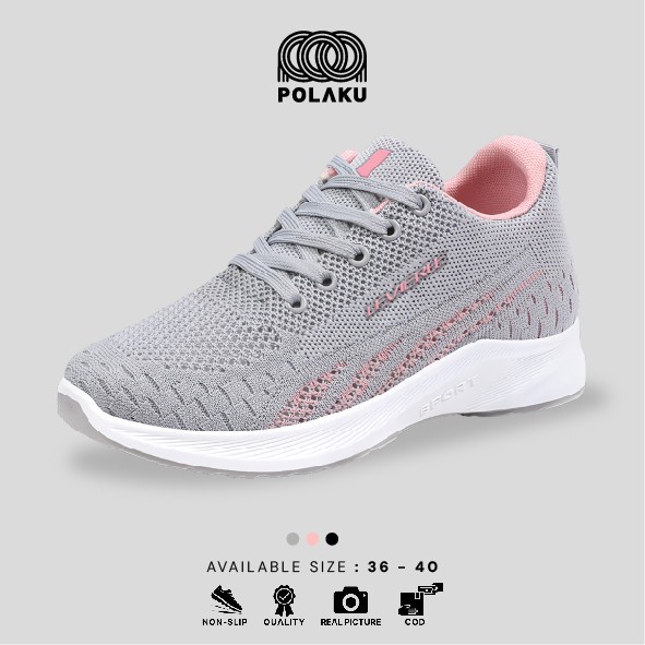 PLK FREE BOX LV0325 SEPATU SNEAKERS WANITA SEPATU SPORT WANITA