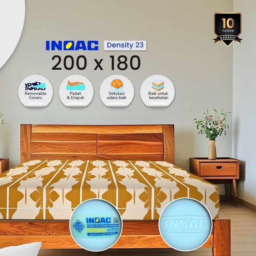 kasur inoac D23 original 200 x 180 x 30 cm