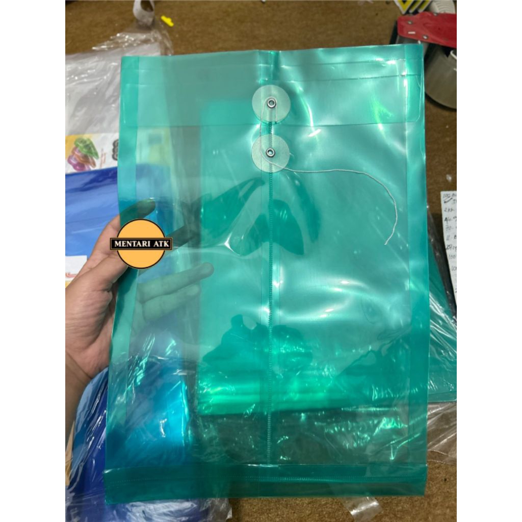 

Map HIJAU tali /map plastik folio tali