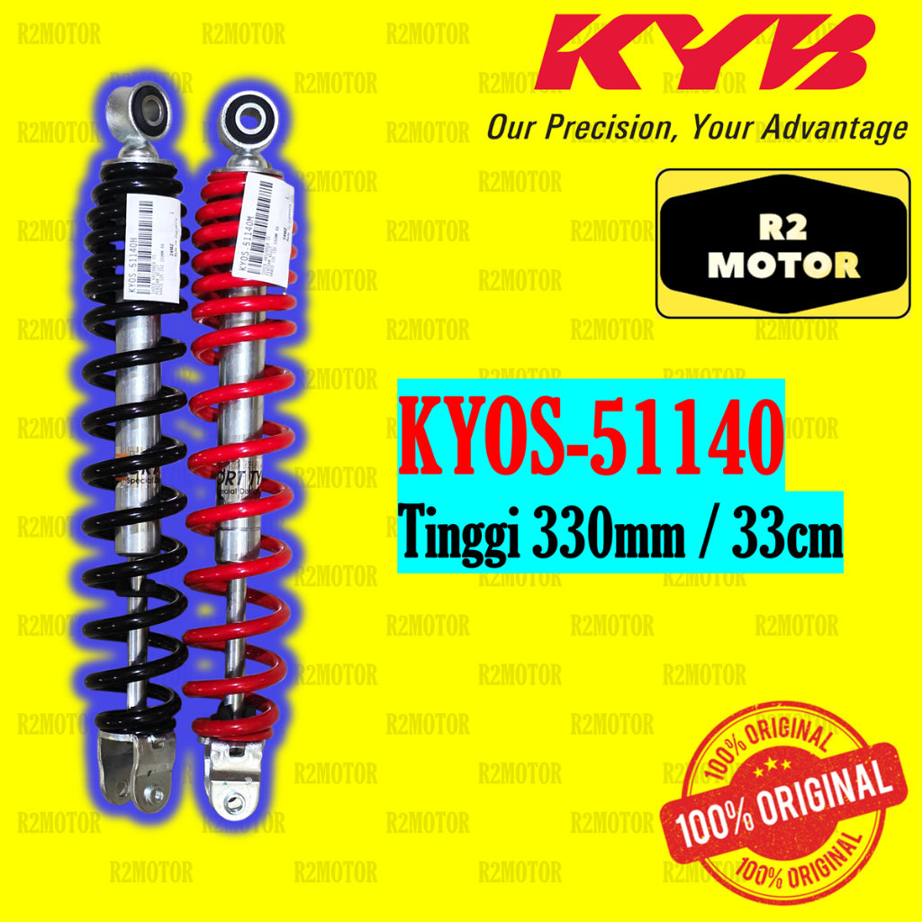 KAYABA SHOCK SKOK BELAKANG KYB KYOS 51140H 51140M BEAT SCOOPY SPACY VARIO 110 125 150 FI ESP LED OLD
