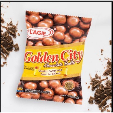 

(The Peaks) L'AGIE GOLDEN CITY CHOCOLATE BALL 75G