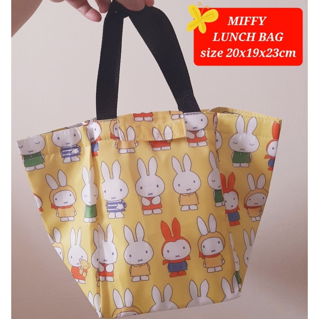 lunch bag miffy tas bekal miffy tas makanan miffy food bag miffy tas bekal anak karakter miffy tas w
