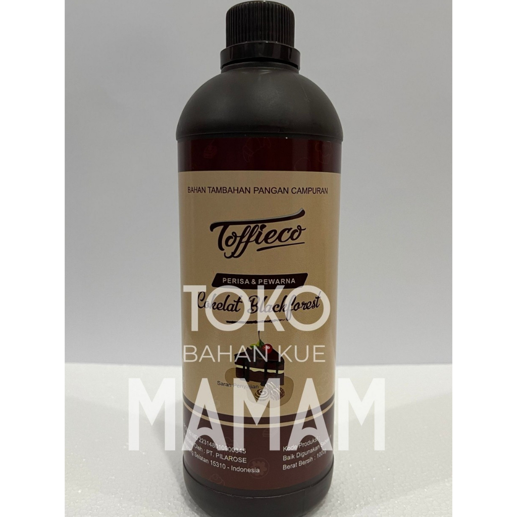 

Pasta Cokelat Blackforest TOFFIECO 1L – Food Grade untuk Kue, Roti & Dessert