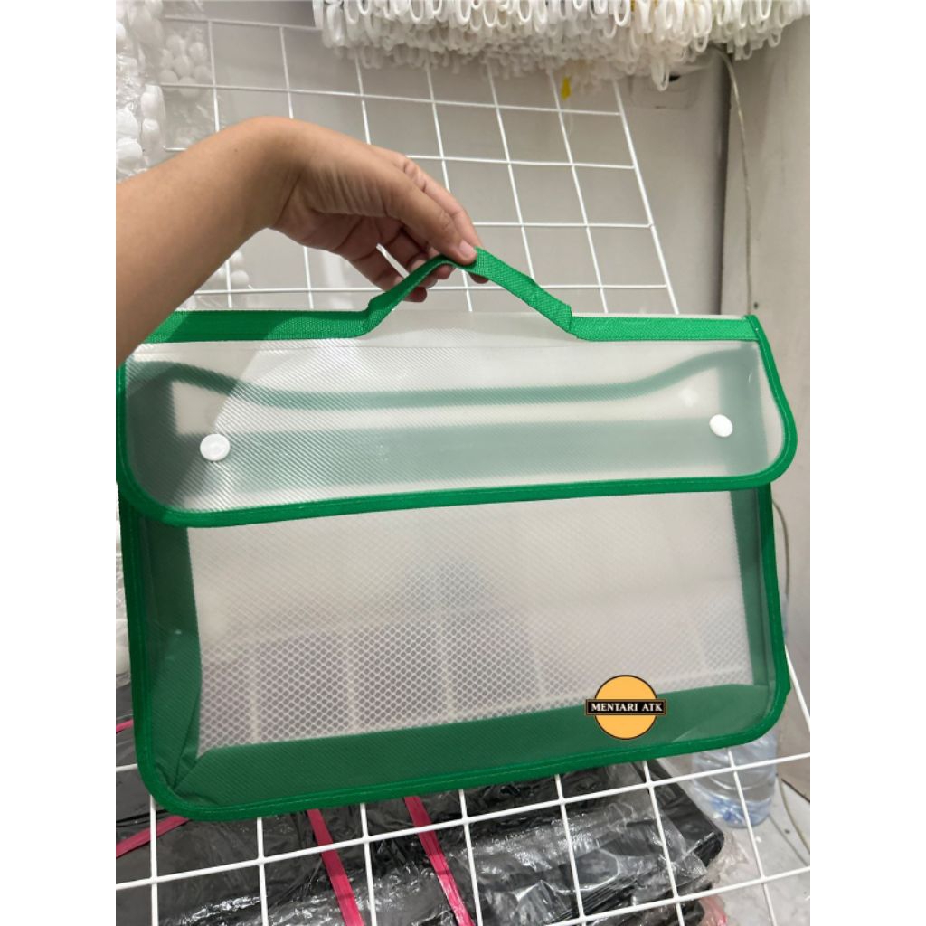 

Map kancing 2/tas dokumen tenteng HIJAU