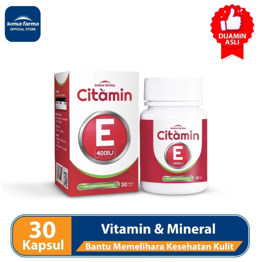 Citamin E 400IU 30 Kapsul Lunak