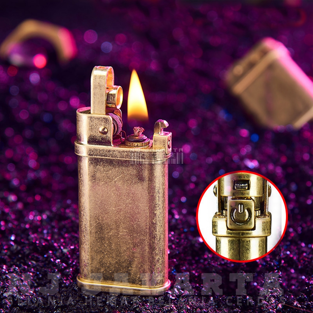 KOREK API RODA KLASIK KOREK API SUMBU MINYAK GOLD KOREK JADUL / KOREK MINYAK