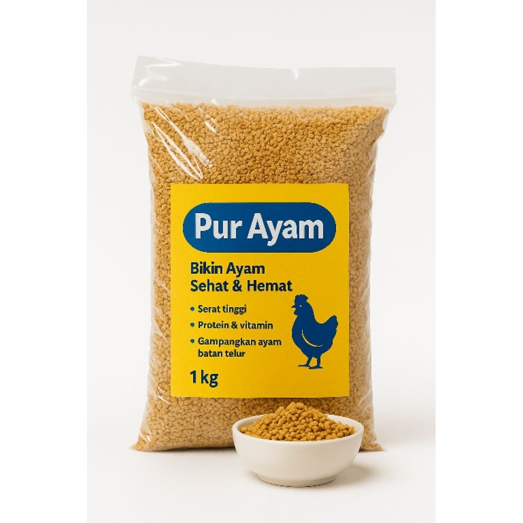 Pur Ayam Comfeed ABS 1 Kg repack Murah Pakan Ayam Petelur Pedaging
