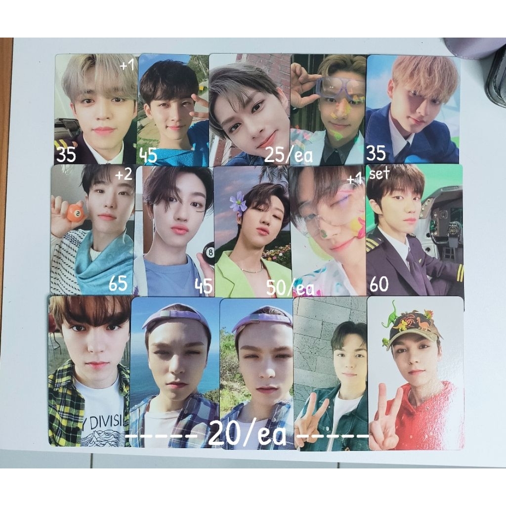PC photocard Joshua Hoshi wonwoo mingyu the8 Vernon fts lab gameboi cafe weverse henggarae jenong ji