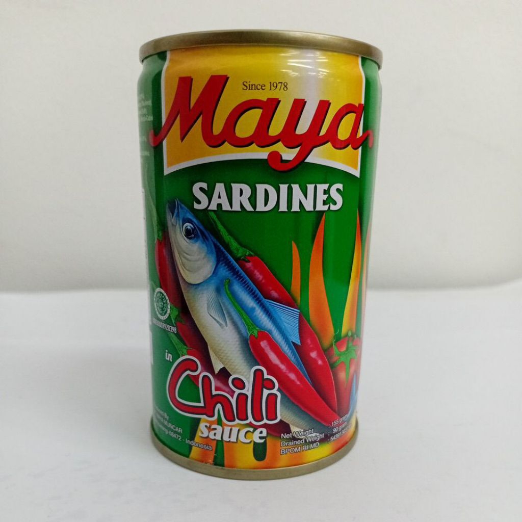 

MAYA - IKAN SARDINES SAUS CABE 155g