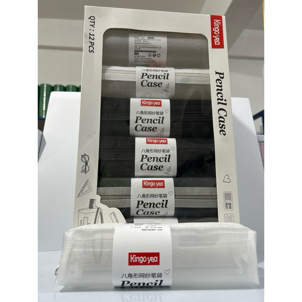 

Tempat Pensil Jaring Transparan / SIMPLE style Kingo Yea 5318