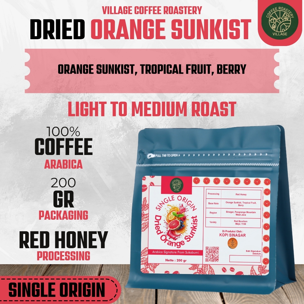 

Kopi Dried Orange Sunkist Village Coffee Roastery