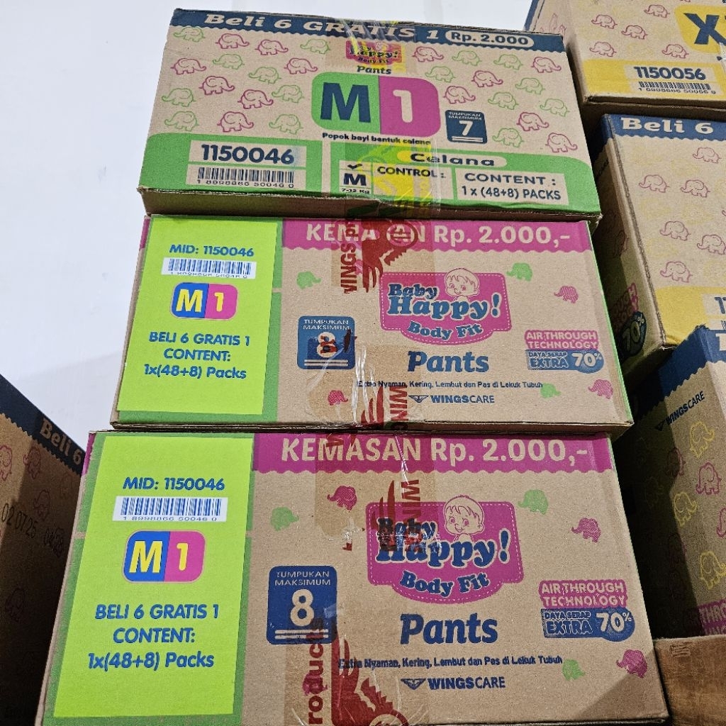 1 Dus Baby Happy M Rentengan 6+1