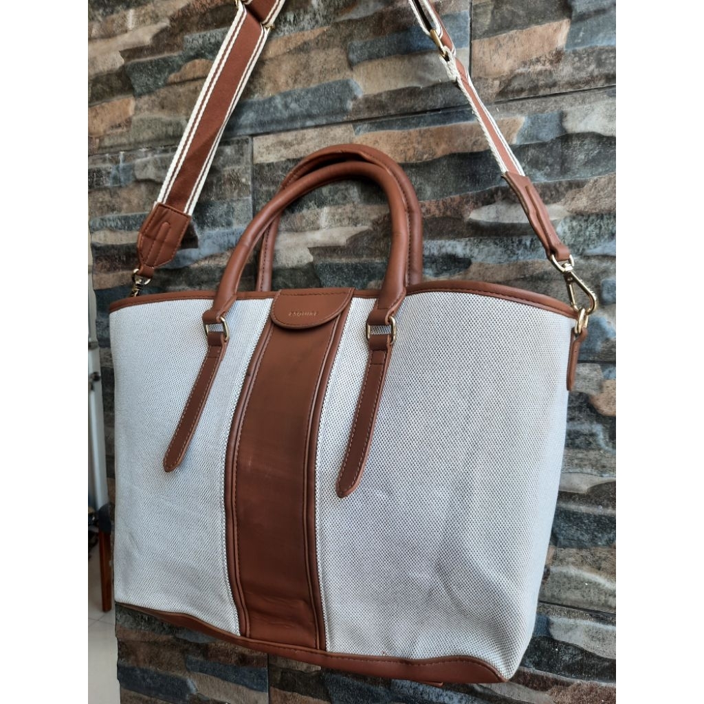 ESQUIRE Totebag - TAS PRELOVED BRANDED ORIGINAL