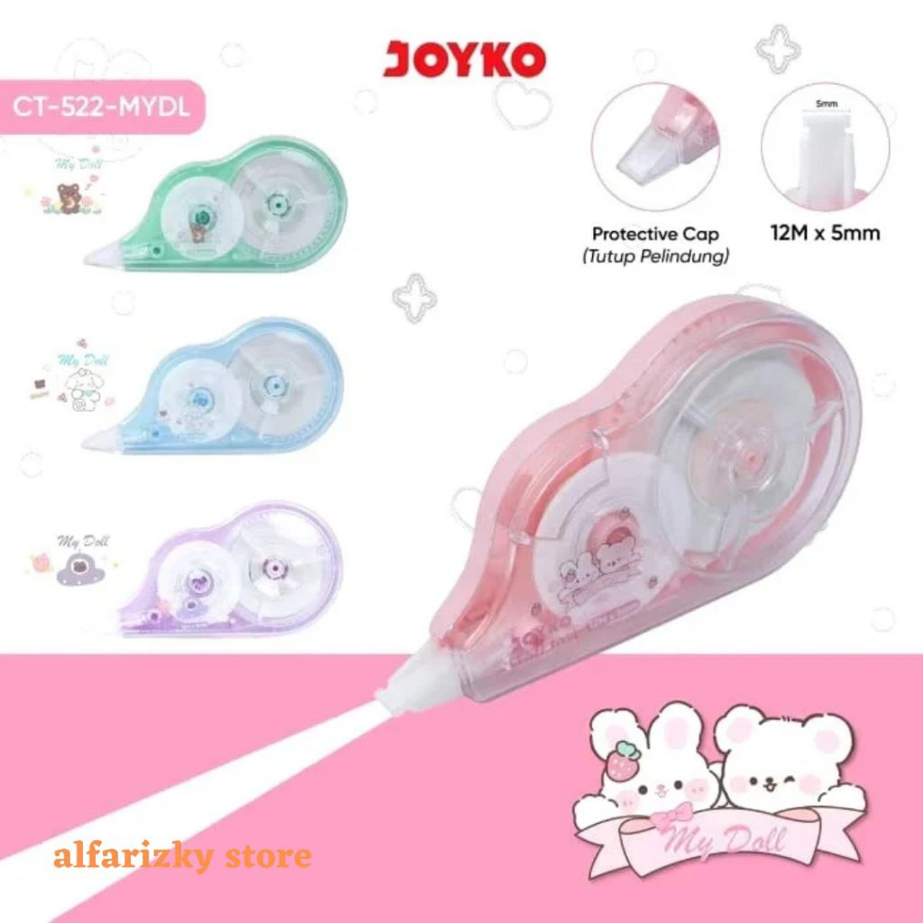 

Pita Koreksi Correction Tape Joyko CT-522 My Doll