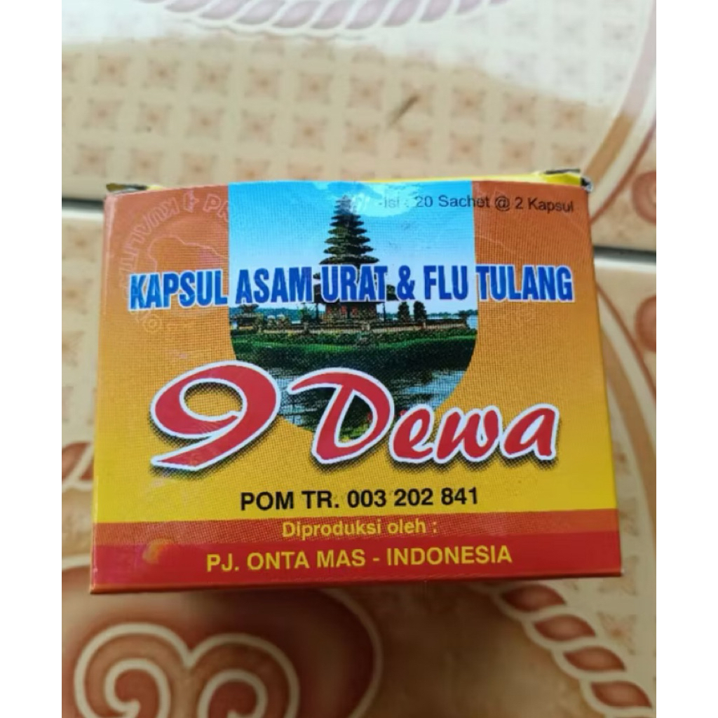 kapsul asam urat 9 dewa COD