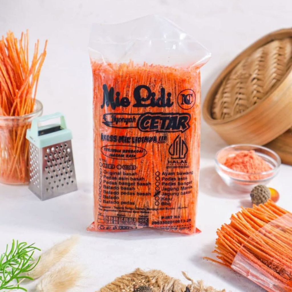 

Mie lidi cetar bumbu kering