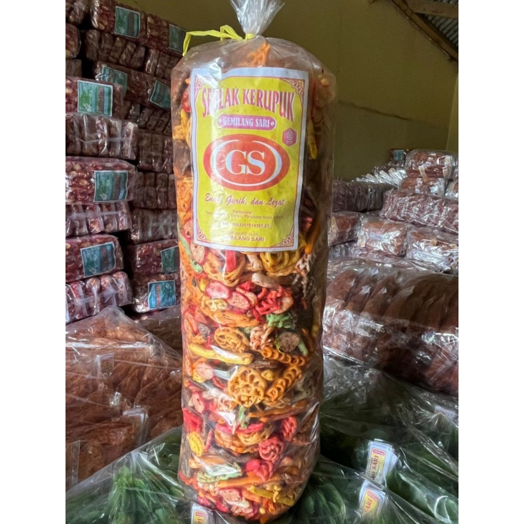 

SEBLAK CAMPUR {gemilang sari snack}1kg &500grm
