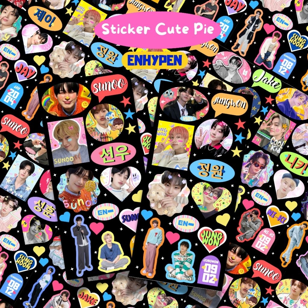 

[READY] STICKER DECO ALL MEMBER ENHYPEN