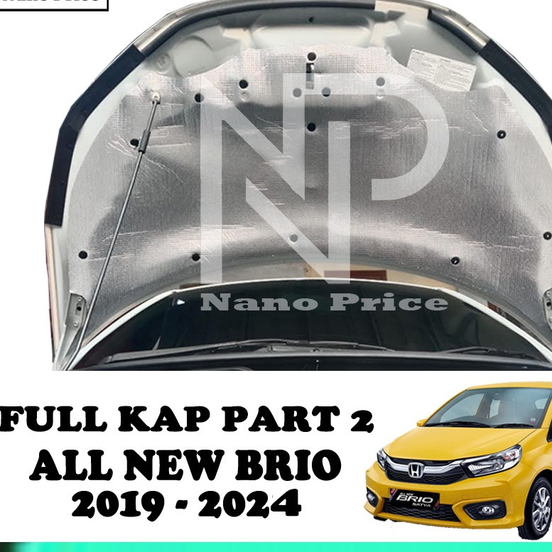 Peredam panas kap mesin mobil ALL NEW BRIO