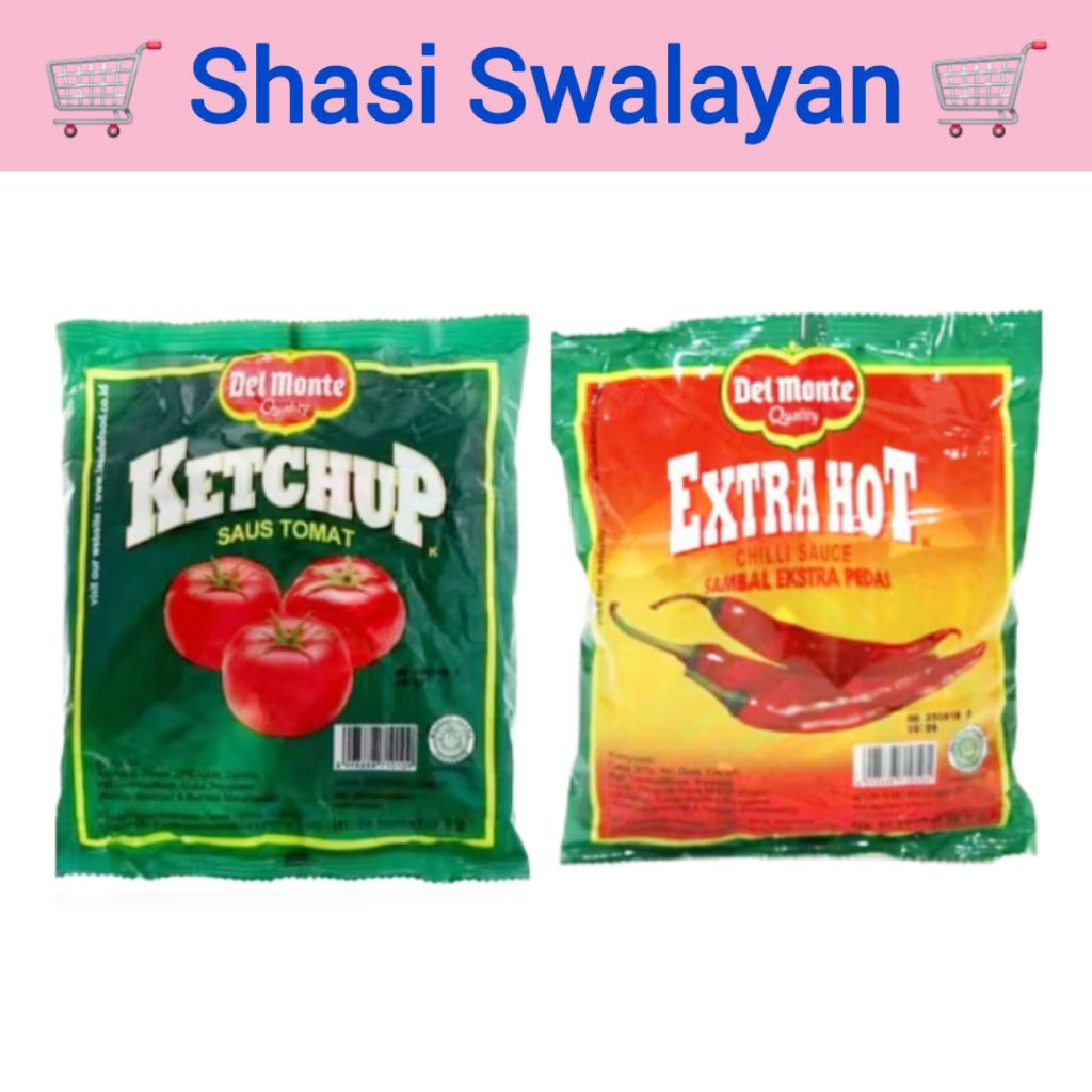 

Del Monte Saus Tomat/ Sambal Sachet 24pcs x 8gr - Delmonte