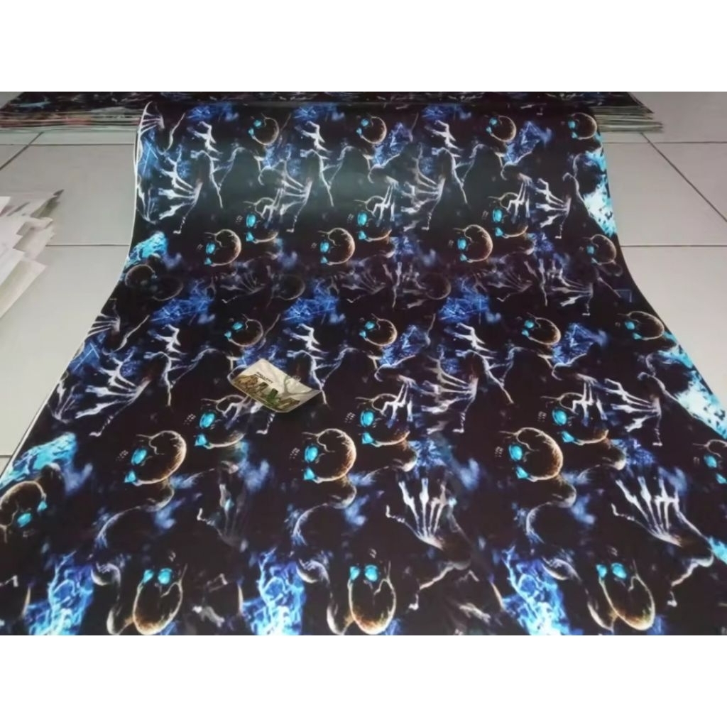 

Stiker camo outdoor Blue Skull/Stiker camo vinil/ Stiker outdoor