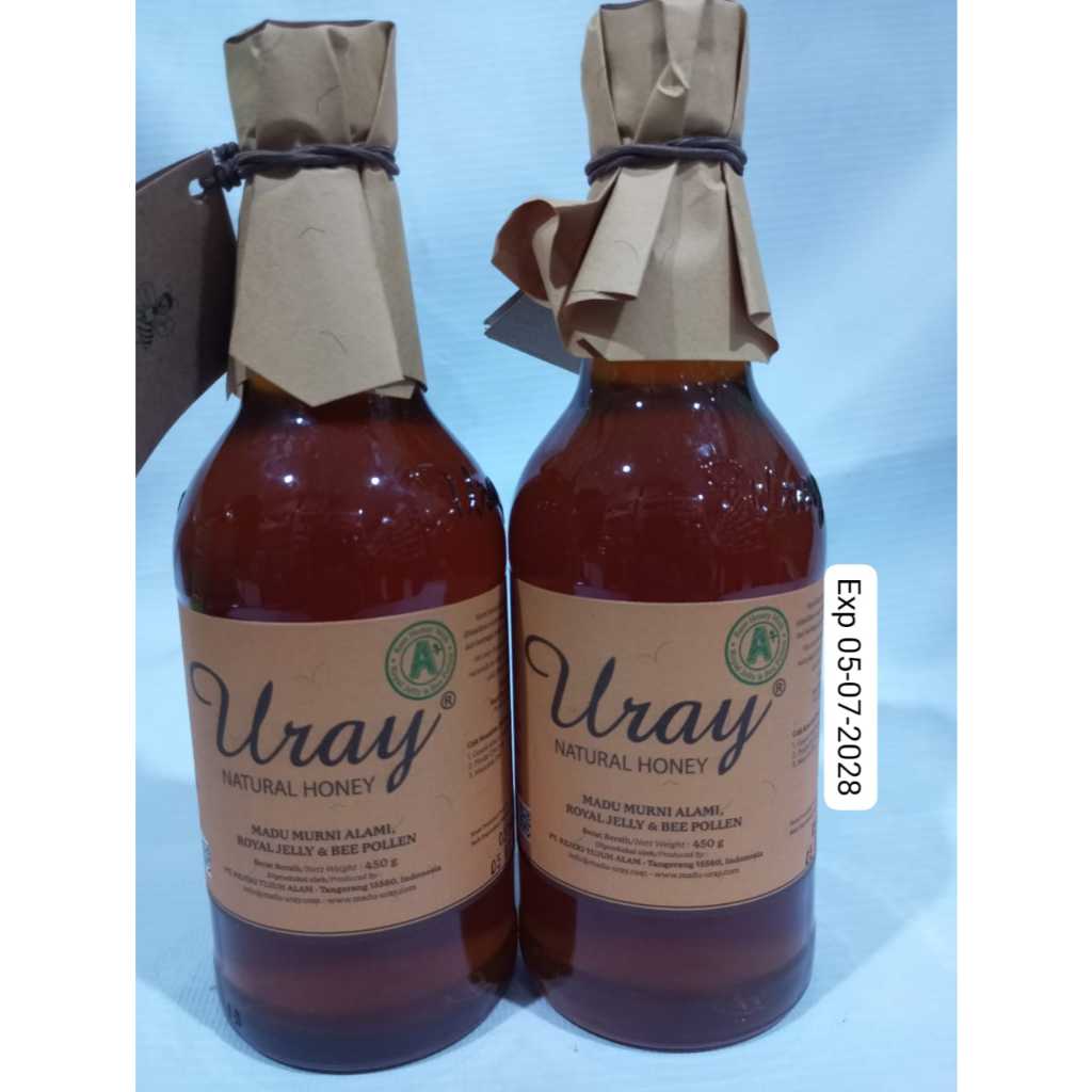 

Uray Natural Honey 450 Gram - Madu Asli Lebah Liar / Madu Hutan