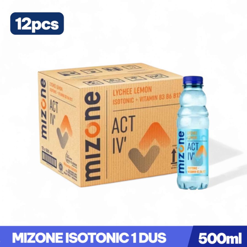 

Mizone Isotonik 500 ml – 1 Dus Isi 12 Botol