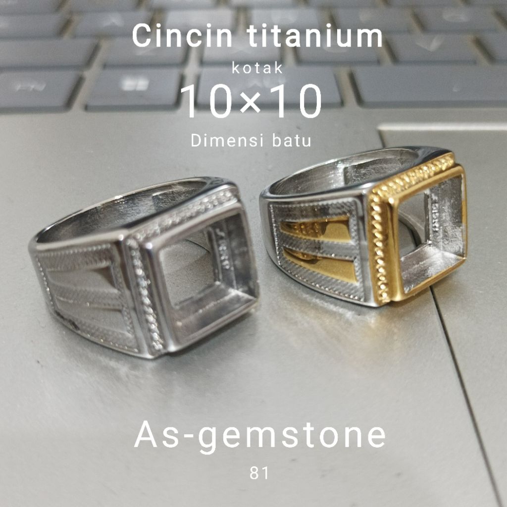 Cincin Ring [titanium]kotak 10×10
